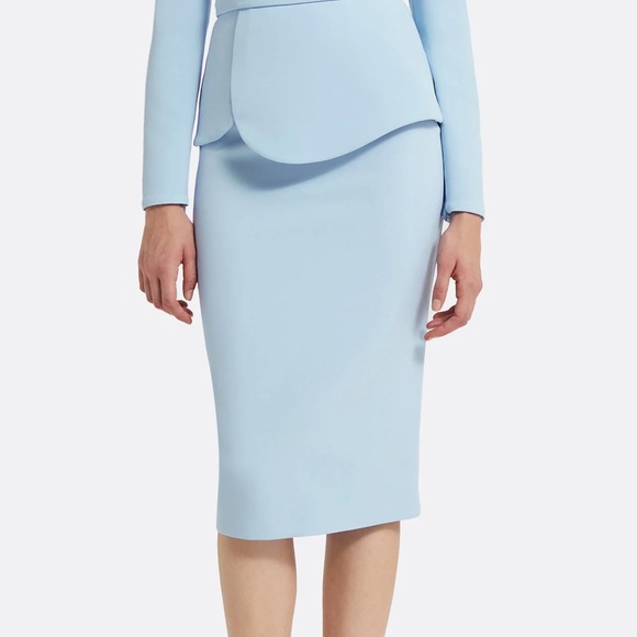 NWOT Safiyaa Crepe Pencil Skirt Size 4 - Picture 8 of 16